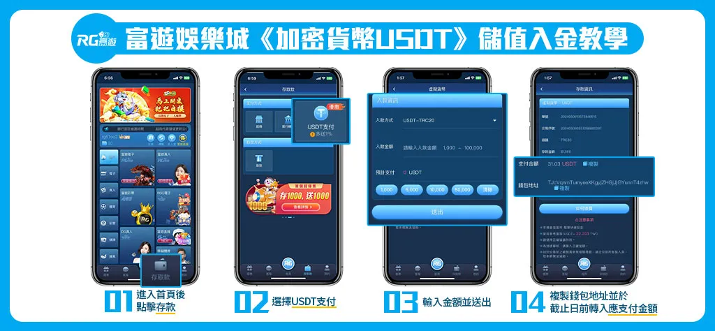 富遊娛樂城 富遊娛樂城USTD儲值教學:新手必看入金指南,快速掌握儲值步驟!