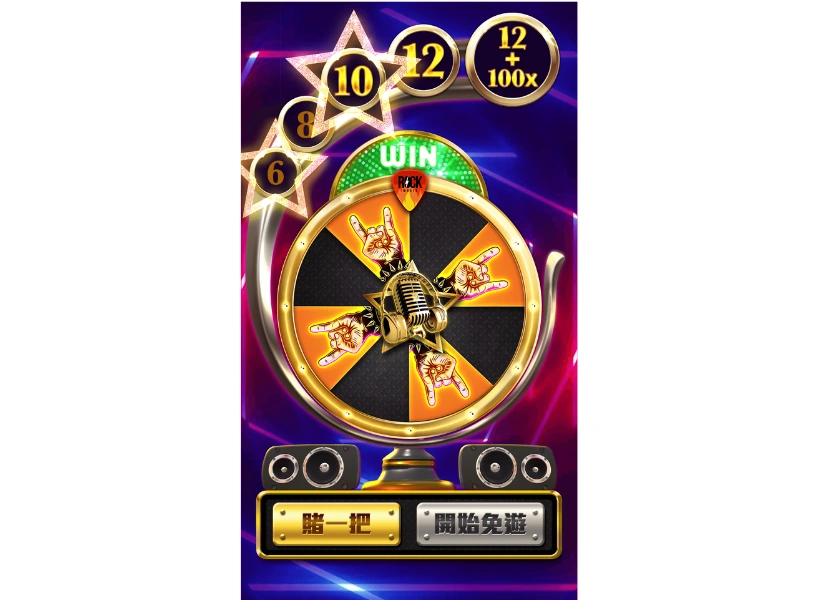 RG電子《搖滾派對老虎機》：體驗沈浸式搖滾盛宴、拿走50000倍獎金！